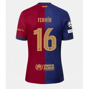 Barcelona Fermin Lopez #16 Hemmatröja 2024-25 Kortärmad